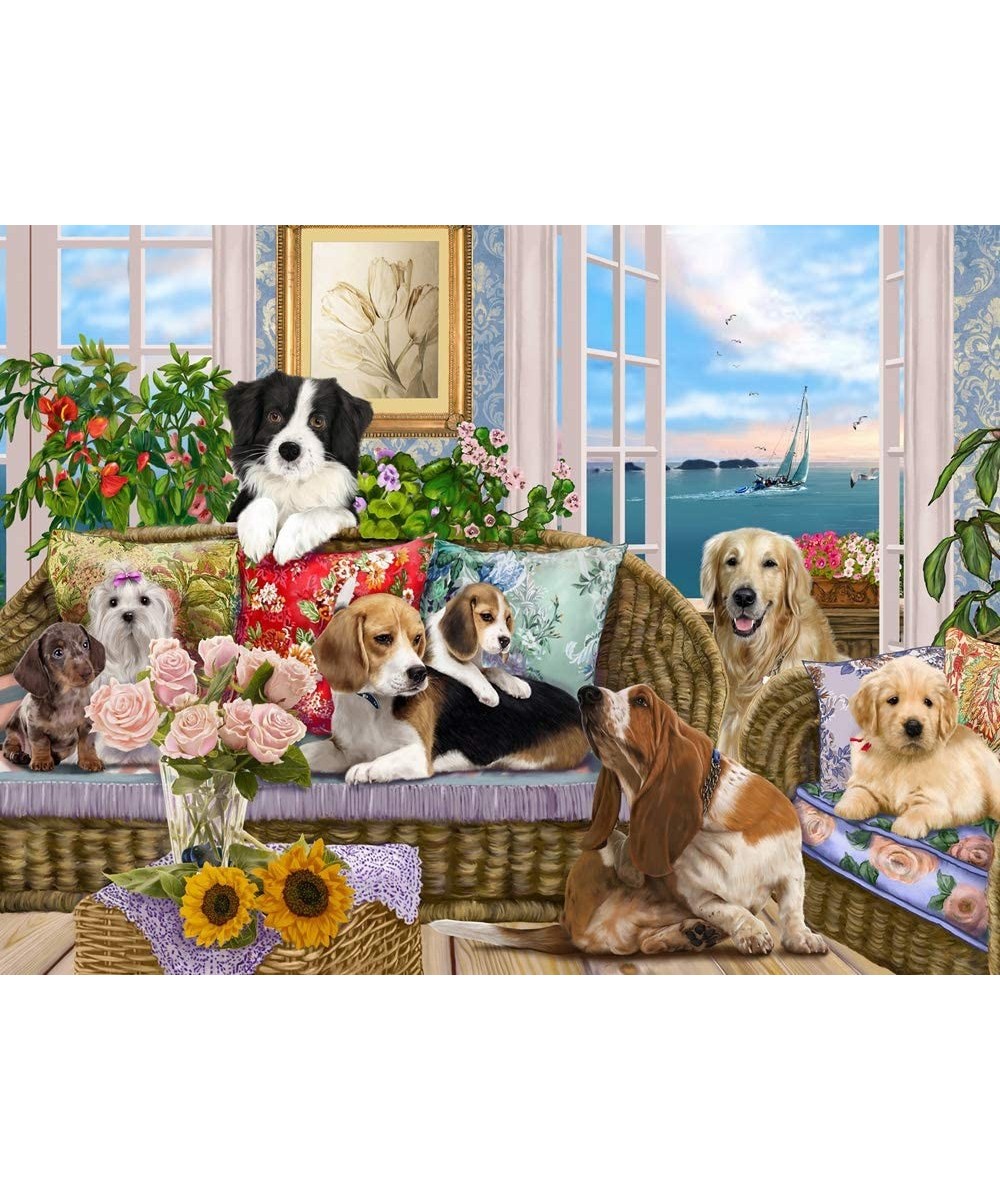 Dogs on The Sofa Jigsaw Puzzle 550 Piece $30.59 - Jigsaw Puzzles