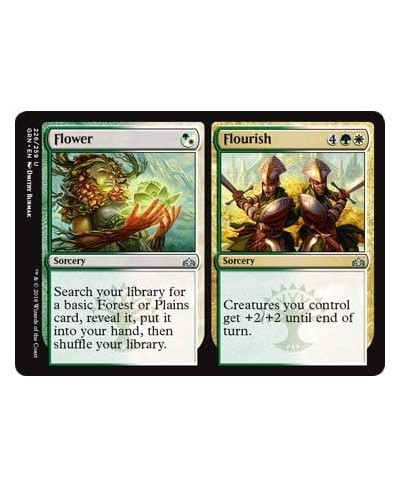 Magic: The Gathering - Flower // Flourish - Guilds of Ravnica - Uncommon $10.48 - Magic Kits & Accessories