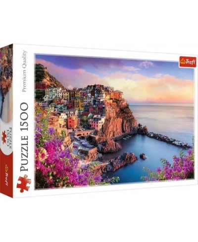 Red 1500 Piece Puzzle - View of Manarola $29.42 - Jigsaw Puzzles