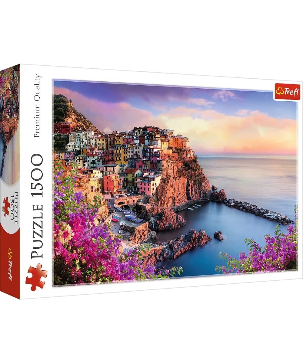 Red 1500 Piece Puzzle - View of Manarola $29.42 - Jigsaw Puzzles