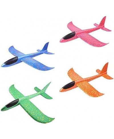 Airplane Toy Gift for Boys Kids Glider Planes Foam Flying Airplane Kit Gift for Kids Garden Yard Sports Playing (4 Pack 15'')...