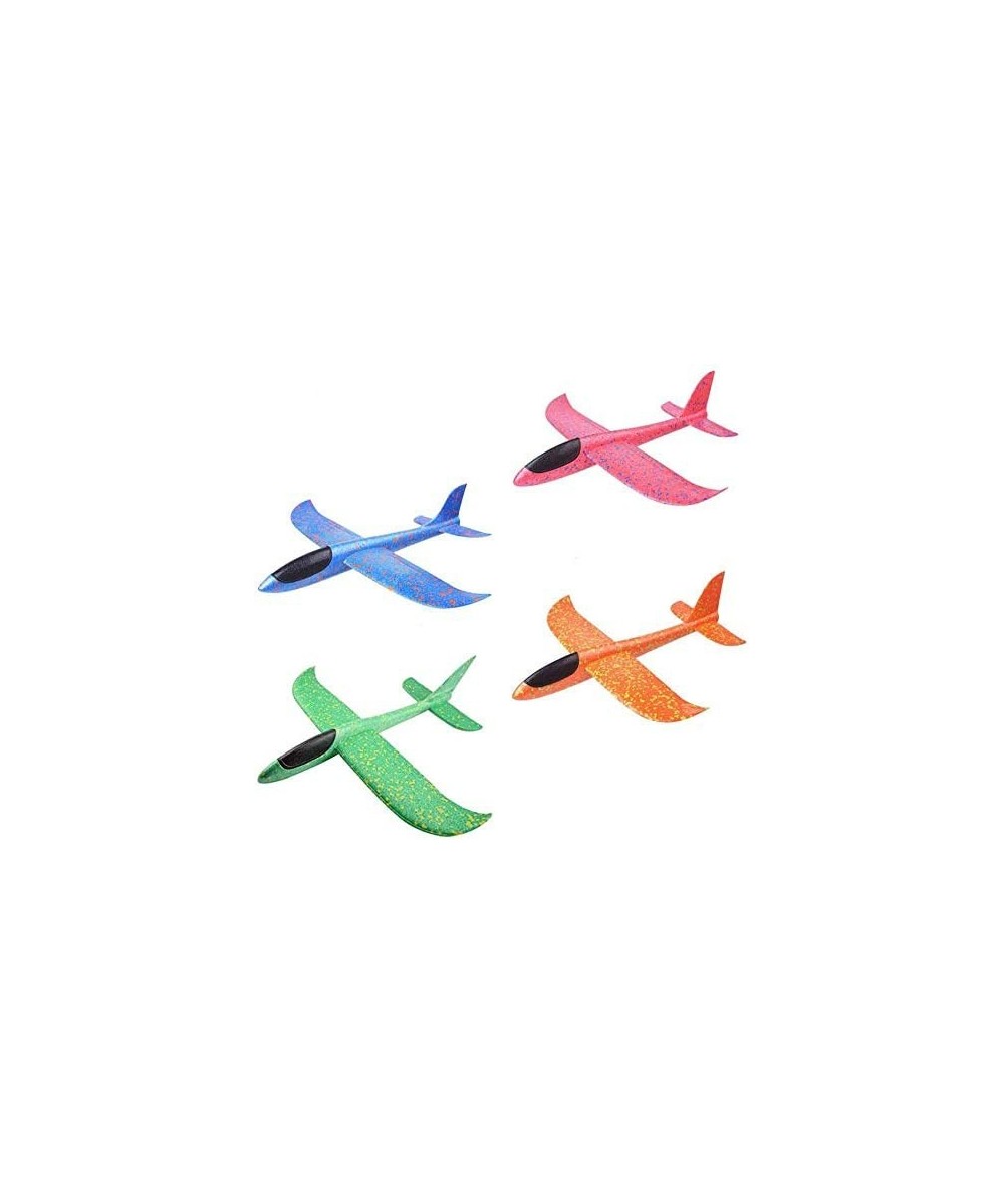 Airplane Toy Gift for Boys Kids Glider Planes Foam Flying Airplane Kit Gift for Kids Garden Yard Sports Playing (4 Pack 15'')...