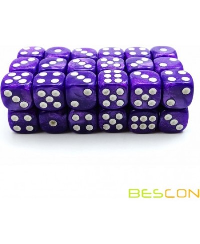 Bescon 12mm 6 Sided Dice 36 in Brick Box 12mm Six Sided Die (36) Block of Dice Marble Purple $15.65 - Game Accessories