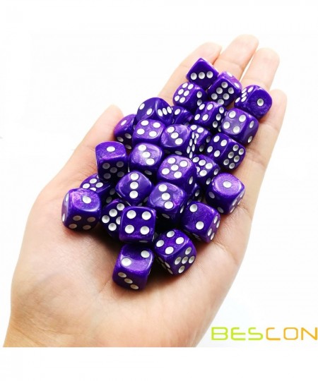 Bescon 12mm 6 Sided Dice 36 in Brick Box 12mm Six Sided Die (36) Block of Dice Marble Purple $15.65 - Game Accessories