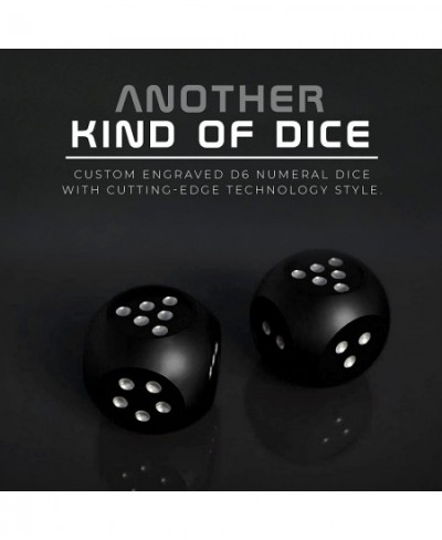 II - Black - Custom Metal dice Version 2. 16mm D6 Game dice with Extra Rounded Corner for a Better roll. $33.88 - Game Access...