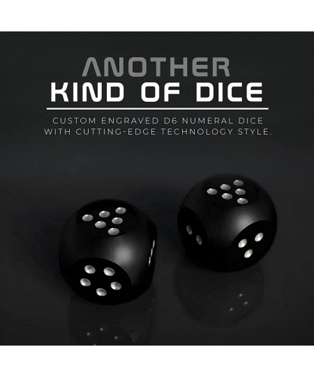 II - Black - Custom Metal dice Version 2. 16mm D6 Game dice with Extra Rounded Corner for a Better roll. $33.88 - Game Access...