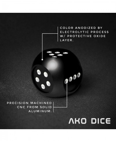 II - Black - Custom Metal dice Version 2. 16mm D6 Game dice with Extra Rounded Corner for a Better roll. $33.88 - Game Access...