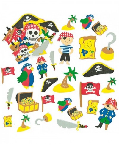 EV3215 Pirate Foam Stickers - Pack of 96 for Kids to Decorate Arts and Crafts Assorted $15.53 - Kids' Stickers