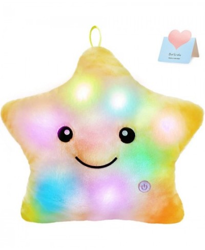 WEWILL13'' Creative Twinkle Star Glowing LED Night Light Plush Pillows Light up Stuffed Animals Toys Birthday for Toddler Kid...