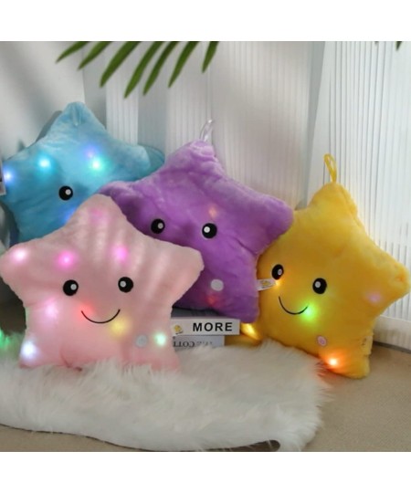 WEWILL13'' Creative Twinkle Star Glowing LED Night Light Plush Pillows Light up Stuffed Animals Toys Birthday for Toddler Kid...