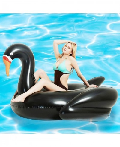 Inflatable Ride-On Pool Float Giant Swan Pools Water Toys Pool Rafts Lounge with 4 Fast Valves $49.40 - Swimming Pool & Outdo...