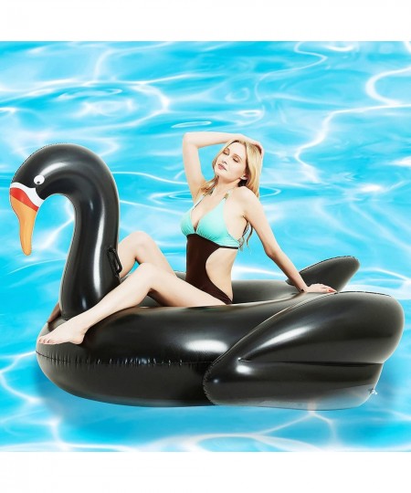 Inflatable Ride-On Pool Float Giant Swan Pools Water Toys Pool Rafts Lounge with 4 Fast Valves $49.40 - Swimming Pool & Outdo...