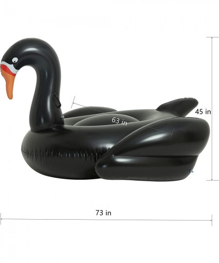 Inflatable Ride-On Pool Float Giant Swan Pools Water Toys Pool Rafts Lounge with 4 Fast Valves $49.40 - Swimming Pool & Outdo...