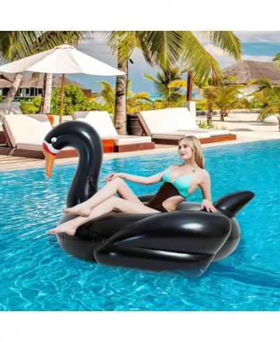 Inflatable Ride-On Pool Float Giant Swan Pools Water Toys Pool Rafts Lounge with 4 Fast Valves $49.40 - Swimming Pool & Outdo...