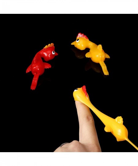 30 Pieces Slingshot Animal Bulk Funny Rubber Flicking Toy Ejection Toy Flying Turkey Sea Animal Flingers Stretchy Game for Pa...