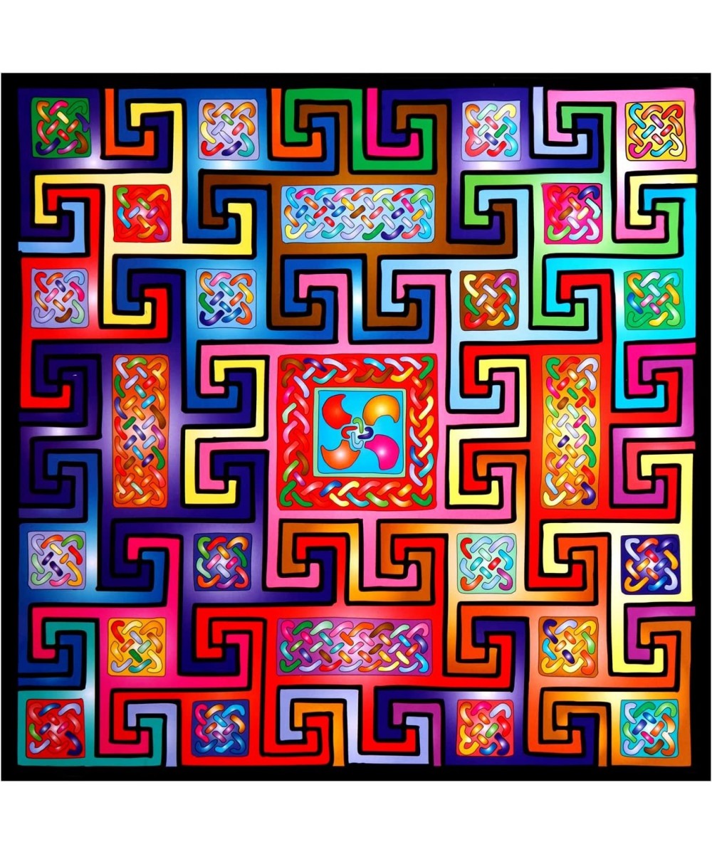 Puzzle-Celtic Knot-1000 Pieces Square Puzzle Color Challenge Jigsaw Puzzles for Adults and Kids(Celtic Knot) $31.47 - Jigsaw ...