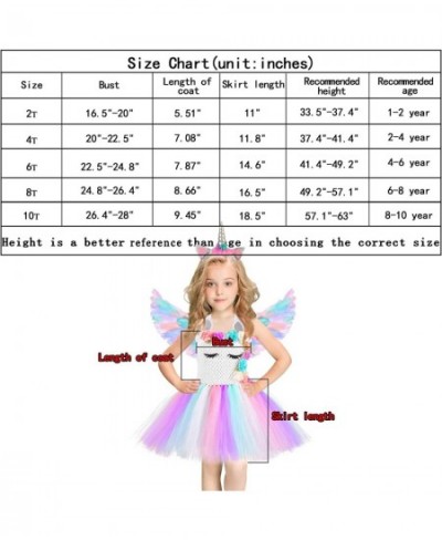 Unicorn Dress for Girls LED Light Up TuTu Sequin Unicorn Dress for Christmas Rainbow Unicorn Costume for Girls 4-6 $49.97 - K...