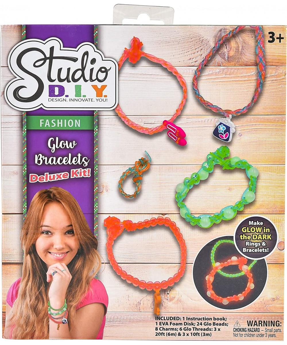 Deluxe Bracelet Making Kit - DIY Rainbow Rubber Bands Jewelry for Girls | Includes Glowing Charm Beads | Fun Craft Gift for K...