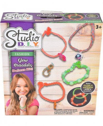 Deluxe Bracelet Making Kit - DIY Rainbow Rubber Bands Jewelry for Girls | Includes Glowing Charm Beads | Fun Craft Gift for K...