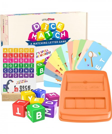 Matching Letter Game for Kids - Sight Read Word Matching Alphabet Letters - Fun and Educational Learning Toys for Toddler Pre...