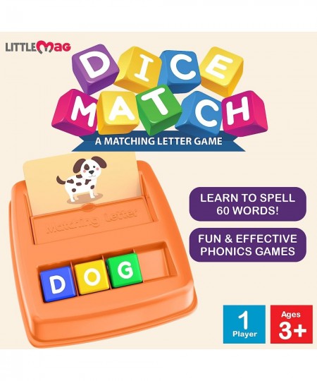 Matching Letter Game for Kids - Sight Read Word Matching Alphabet Letters - Fun and Educational Learning Toys for Toddler Pre...