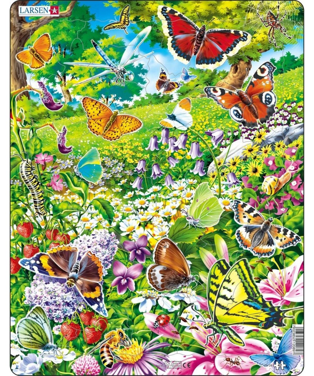 Butterflies 42 Piece Children's Jigsaw Puzzle $20.17 - Jigsaw Puzzles