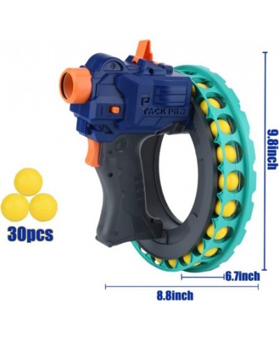 Hand Ring Rotating Toy Nerf Guns Toy Foam Blasters with 30Pcs Rival Foam Bullets Kids Shooting Game for Indoor Outdoor Activi...