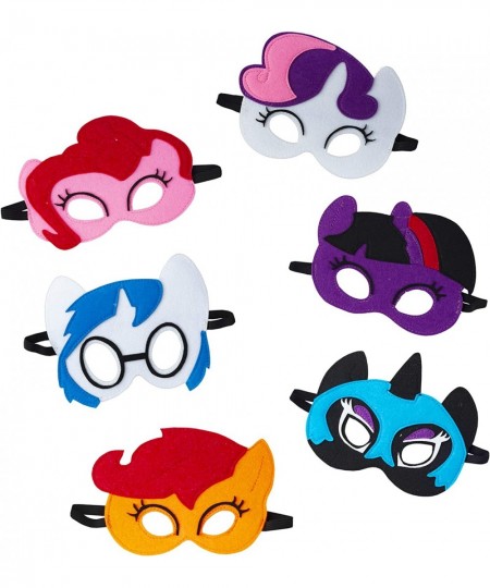 Pony Masks for Little Girls Birthday Party Favors (12 Packs) - Princess Party Supplies with 12 Different Types Pony Masks | U...