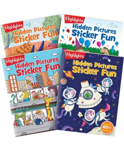 Highlights Hidden Pictures Sticker Fun 4-Book Set Volumes 1 and 2 $83.92 - Kids' Stickers