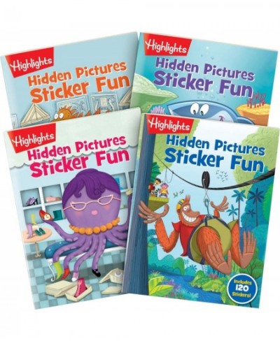 Highlights Hidden Pictures Sticker Fun 4-Book Set Volumes 1 and 2 $83.92 - Kids' Stickers