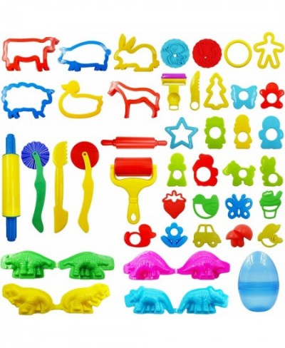 Dough Tools Set for Kids Various Plastic Animal Molds Rolling Pins for Creative Dough Cutting 44 Pieces $26.54 - Kids' Art Cl...