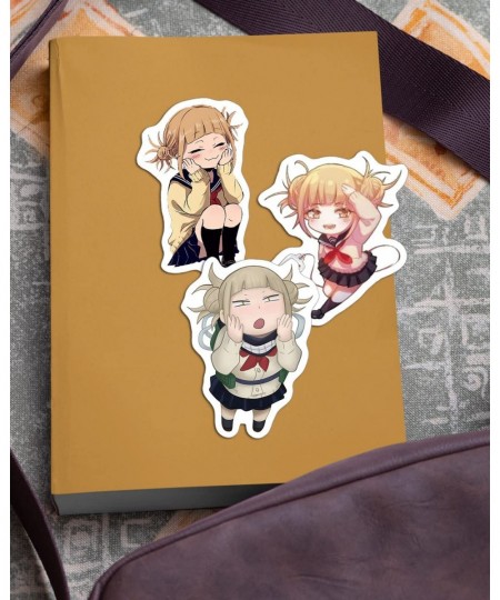 MHA Himiko Toga Chibi Lovely Girl Pack 3 Pcs MHA Stickers for Water Bottles Phone Laptop Skateboard Car $18.34 - Kids' Stickers