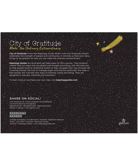 City of Gratitude Puzzle 1000 Pieces 27” x 20” – Difficult Jigsaw Puzzle Featuring Stunning and Colorful Artwork of a City Ma...