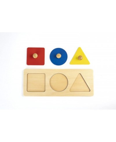 Montessori Multi Shape Wooden Puzzle Toy Baby Toddler First Jumbo Wood Peg Educational Basic Geometry $31.26 - Early Developm...