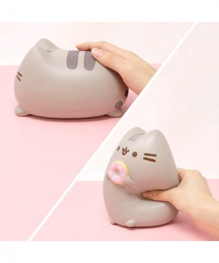 Pusheen Cat Slow Rising Cute Jumbo Squishy Toy (Bread Scented 6.3 inch) [Birthday Gift Bags Party Favors Gift Basket Filler S...