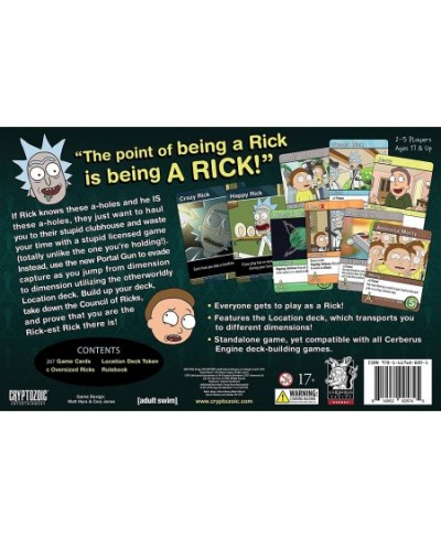 Rick & Morty Deckbuilding Game Close Rick-Counters of The Rick Kind Board Game $34.11 - Board Games