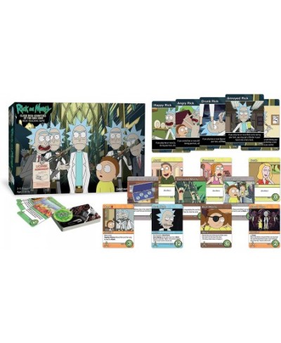 Rick & Morty Deckbuilding Game Close Rick-Counters of The Rick Kind Board Game $34.11 - Board Games