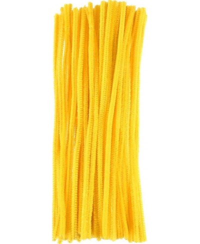 100pcs Pipe Cleaners Chenille Stems for DIY Art Supplies Craft Projects 6mmx30cm Christmas Pipe Cleaners Decoration Yellow $2...