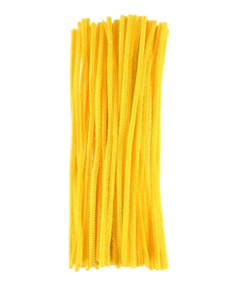 100pcs Pipe Cleaners Chenille Stems for DIY Art Supplies Craft Projects 6mmx30cm Christmas Pipe Cleaners Decoration Yellow $2...