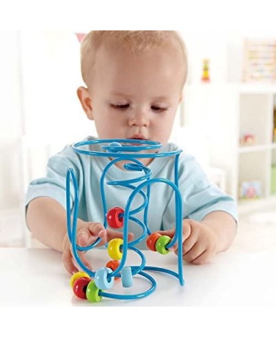 Award Winning Spring-A-Ling Wooden Bead Maze Blue L: 4.3 W: 4.3 H: 6 inch $23.84 - Early Development & Activity Toys