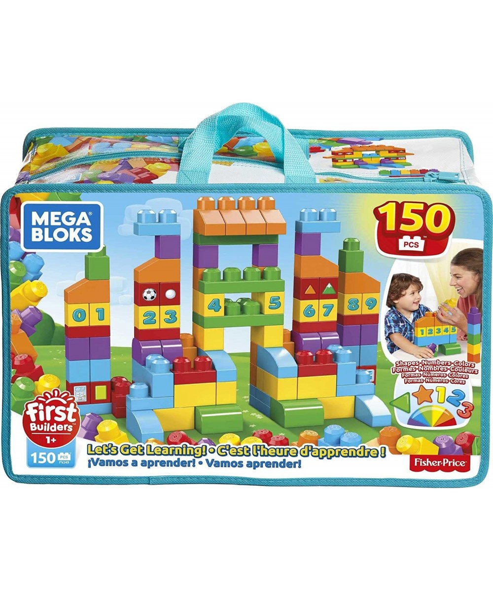 BLOKS Let's Get Learning! Toy Building Set With 150 Big Building Blocks Educational Gift Set For Boys And Girls Ages 1 And Up...