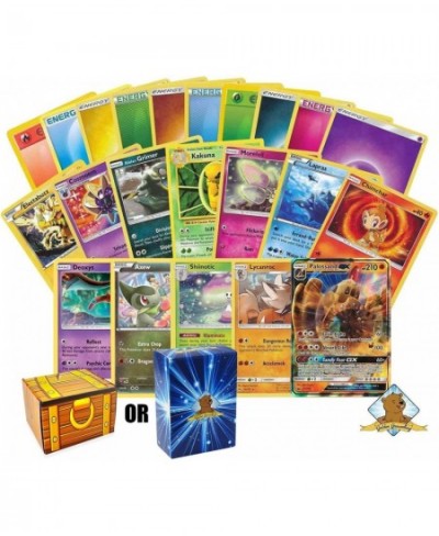 TCG Deck Box Including 300 Assorted Cards (1 GX Ultra Rare 2 Holographic Rares 2 Reverse Holographics 5 Rares 90 Common/Uncom...