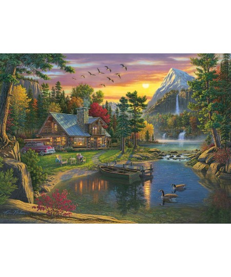 Kim Norlien - Mountain Paradise - 1000 Piece Jigsaw Puzzle $25.46 - Jigsaw Puzzles