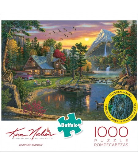 Kim Norlien - Mountain Paradise - 1000 Piece Jigsaw Puzzle $25.46 - Jigsaw Puzzles