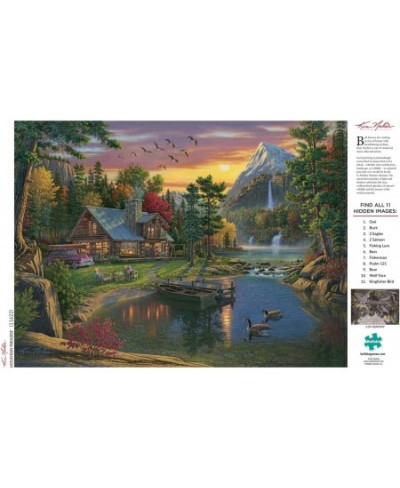 Kim Norlien - Mountain Paradise - 1000 Piece Jigsaw Puzzle $25.46 - Jigsaw Puzzles