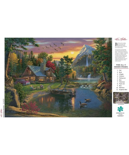 Kim Norlien - Mountain Paradise - 1000 Piece Jigsaw Puzzle $25.46 - Jigsaw Puzzles