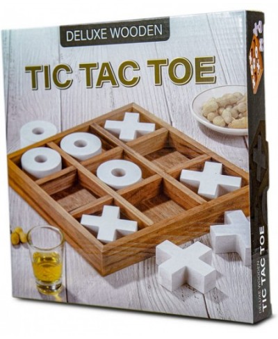 Wooden Tic Tac Toe Board Game for Adults & Kids | Wooden Puzzle Game Coffee Table Wooden Decor & Games Lightweight $63.94 - B...