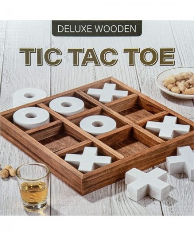 Wooden Tic Tac Toe Board Game for Adults & Kids | Wooden Puzzle Game Coffee Table Wooden Decor & Games Lightweight $63.94 - B...