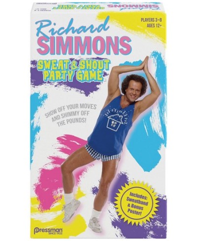 Richard Simmons: Sweat & Shout Party Game - The Show Off Your Moves & Shimmy Off The Pounds Game $34.16 - Board Games