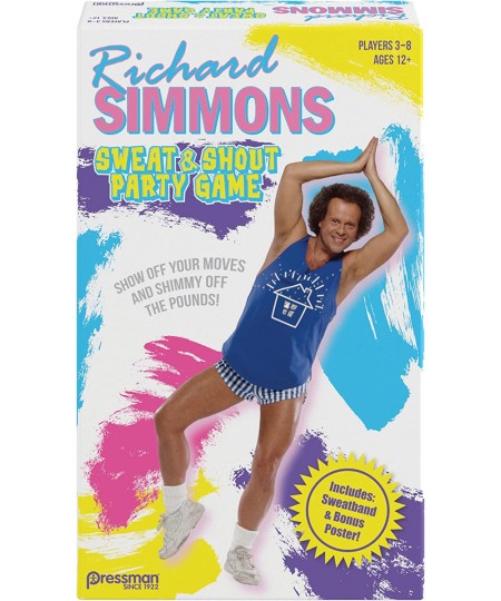 Richard Simmons: Sweat & Shout Party Game - The Show Off Your Moves & Shimmy Off The Pounds Game $34.16 - Board Games